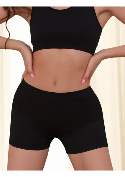 Kadın Seamless Boxer Toparlayıcı Iz Yapmayan Örme Boxer
