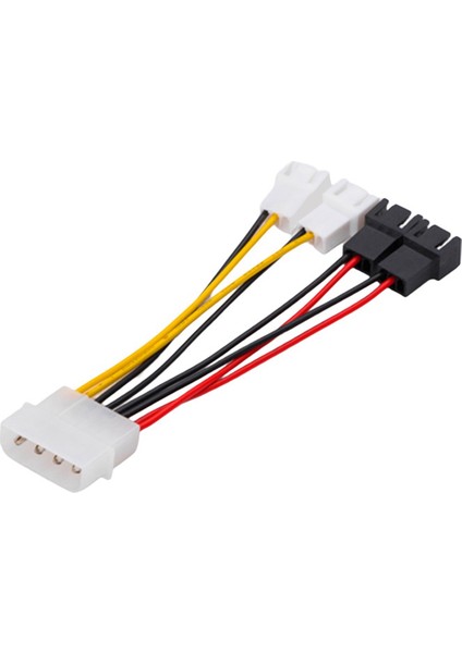 10 Adet Bilgisayar Adaptör Kablosu Cpu Fan Kablosu 2 Hızlı Hat 12.5cm (Yurt Dışından)