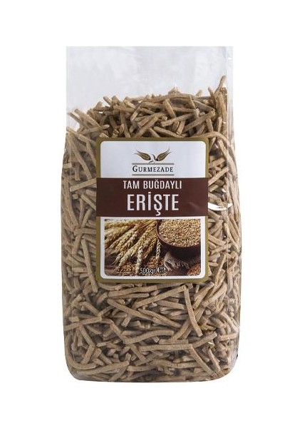 Tam Buğday Unlu Yumurtalı Erişte 500 gr