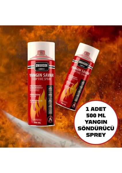 Yangın Söndürücü Sprey Çok Amaçlı Yansın Söndürücü Sprey Pratik Yangın Söndürücü Mini Söndürücü