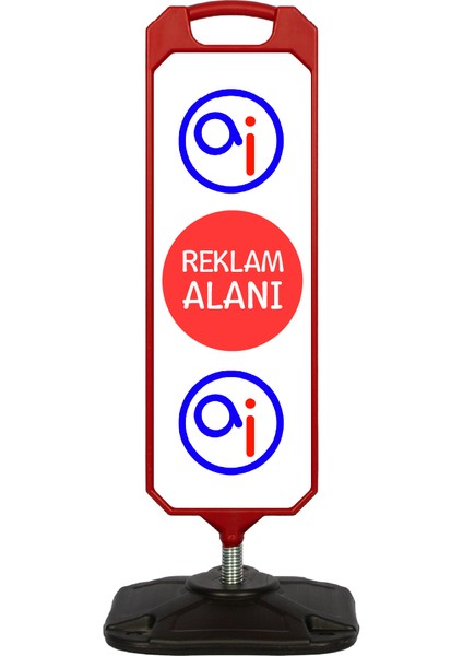 Kırmızı Vale Duba 80 cm Reklam Dubası