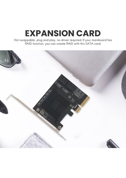 Pcıe - 5 Bağlantı Noktalı Sata Iıı 6 Gbps Sata Conoller Kartı, 5 Kablolu (Yurt Dışından) fırsatları