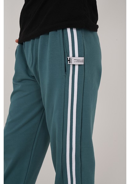 Erkek Çocuk Iki Iplik Kumaş Şeritli Petrol Mavisi Eşofman Altı fırsatları