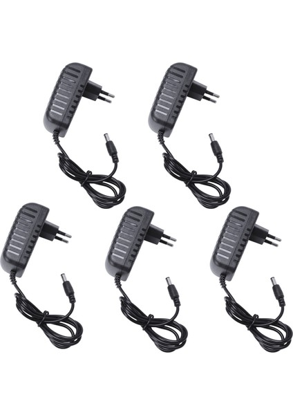 5x Ac 100-240V ve Dc 12V 2A Netzteil Adaptör, LED Aydınlatmalı (Yurt Dışından)