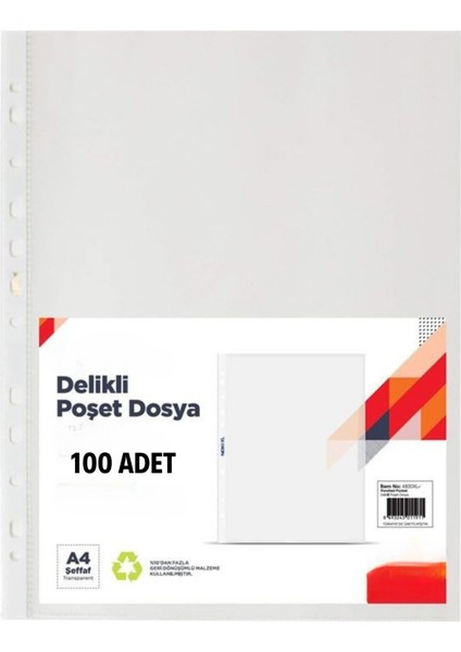 10 Renk Telli Dosya ve 100LÜ Poşet Dosya