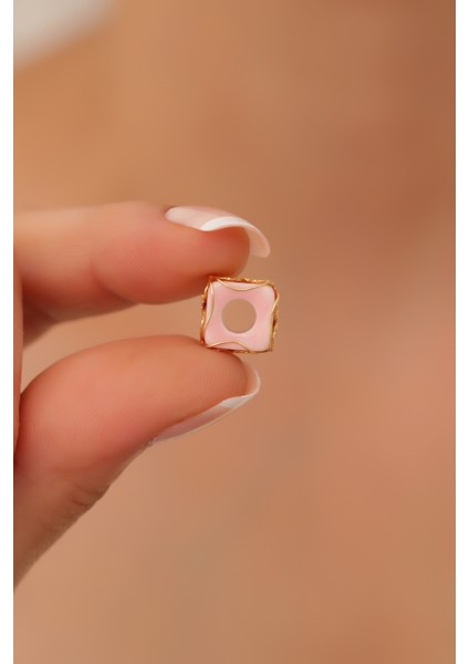 14 Ayar Altın Pembe Büyük Boy Telkari Hülyam Boncuk modelleri