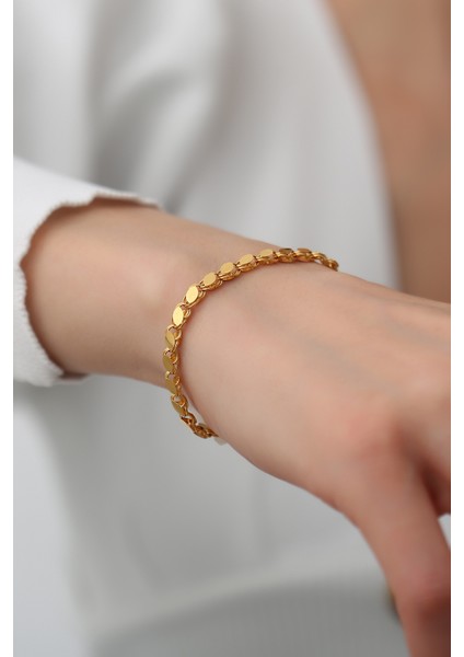 14 Ayar Altın Kalın Halep Bileklik fırsatları