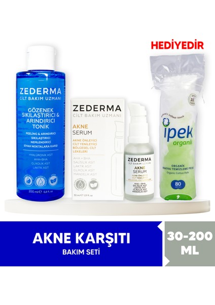 Bakım Seti, Tonik Serum 80 Li Pamuk