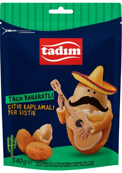Fıstık Taco Baharatlı 140 gr x 1ADET