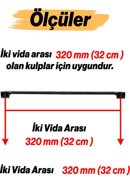 Gediz Metal Antik Nikel Inox 320 mm 32 cm Mobilya Çekmece Mutfak Dolabı Dolap Kapak Kulp Kulb Kulpu fiyatları