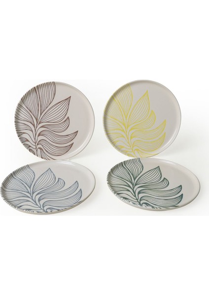 Leaf Harmony Nordıc Pasta Tabağı 22 cm 4 Adet / 22974-77 indirimleri