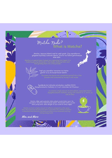 Lavender Matcha - Lavanta Aromalı Matcha, 25 gr indirimleri