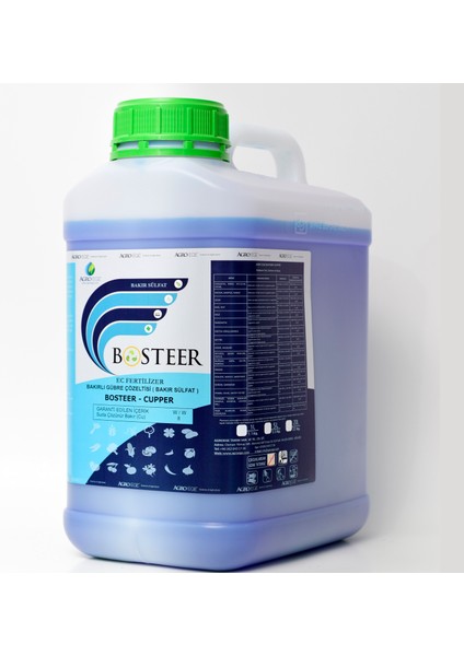 Cupper %8 Sıvı Bakır Gübre 1 Litre