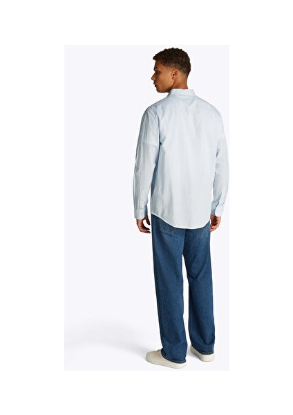 Tjm Reg Lınen Blend Ls Shırt Ext