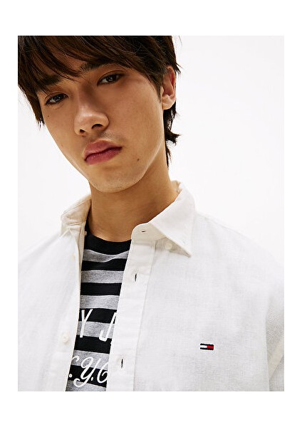 Tjm Reg Lınen Blend Ls Shırt Ext fiyatları