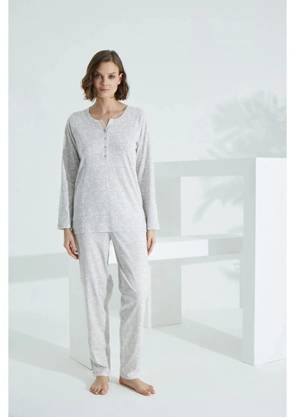 Angelique Uzun Kol Kadın Pijama Takım 21504 modelleri
