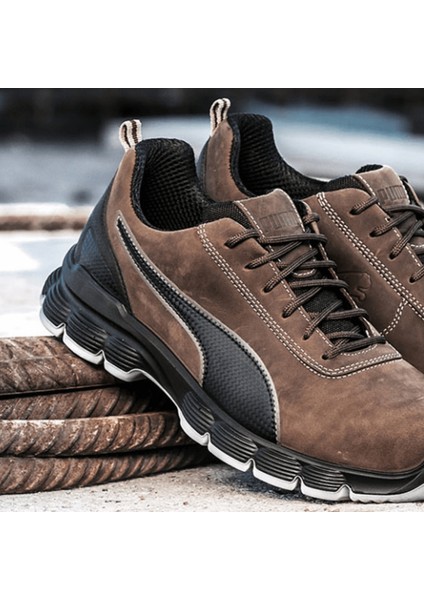 Condor Brown Low Çelik Burunlu Nubuk Deri Iş Ayakkabısı S3 Src Esd fiyatları