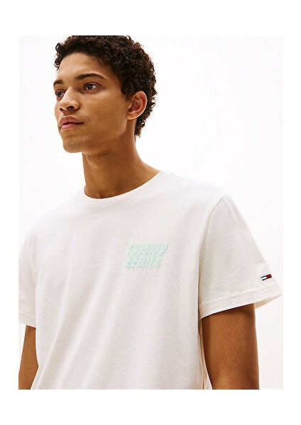 Tjm Slım Bubble Prınt Ss Tee Ext