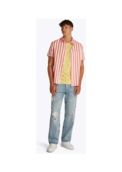 Tjm Reg Lınen Blend Stp Ss Shırt fiyatları