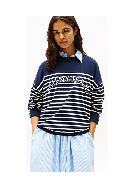 Tjw Strıpe Varsıty Sweater