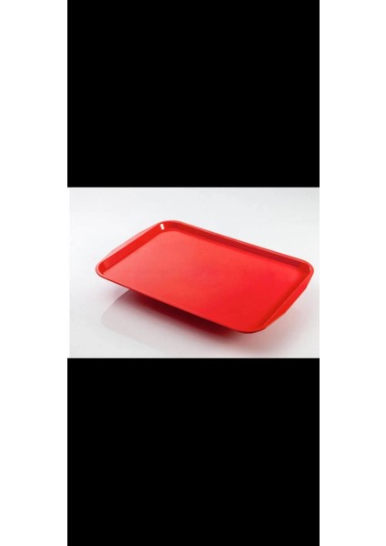 Servis Tepsi Kırmızı 37*53 cm 2 Adet