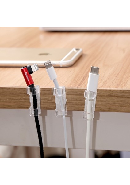 16/20 Adet Kendinden Yapışkanlı Kablo Klipsleri Tel Saklama Klipleri USB Tel Kablo Masa Düzenleyici Kulaklık Kablo Sarıcı Kablo Tutucu Kelepçe Organizatör Sıcak Satış (Yurt Dışından) fırsatları