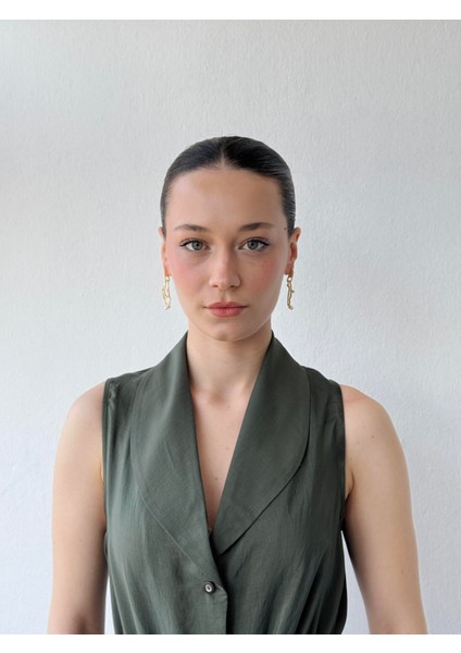Tasarım Retro Model Incili Küpe Kadın Beyaz modelleri