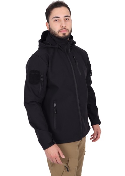 Siyah Tactical Softshell Mont