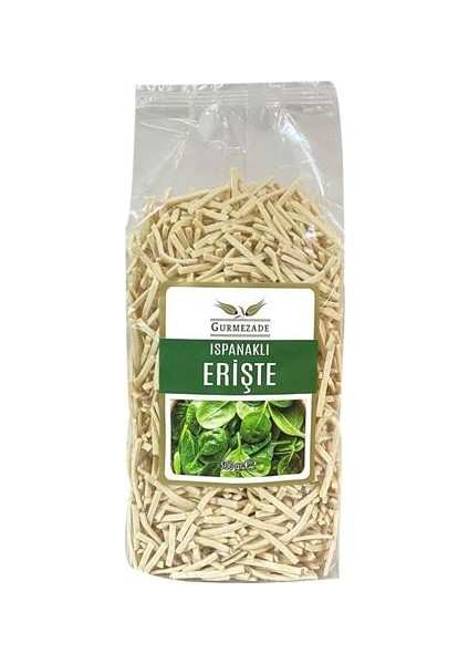 Gurmezade Ispanaklı Yumurtalı Erişte 500 G E
