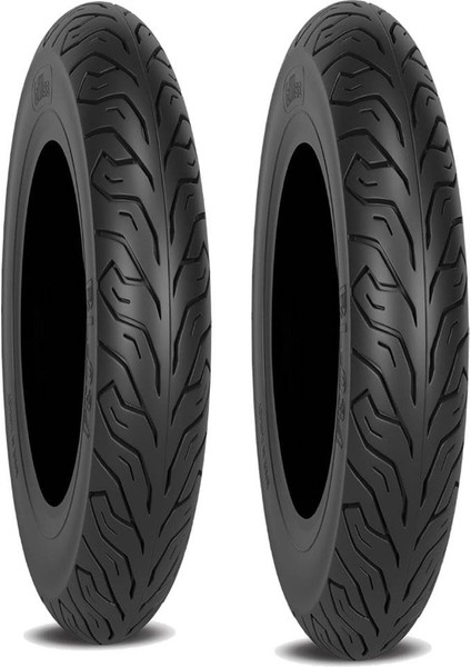 Kuba Brillant 50 - Azure 50 - Bluebird 50 Ön Arka Dubleks Lastik Set (3.50-10)