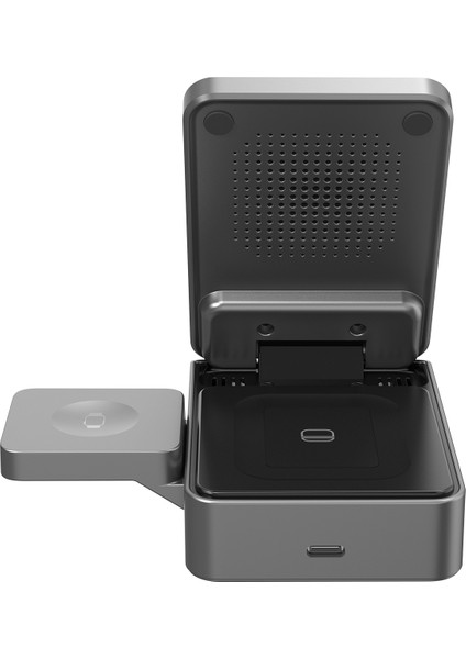 SW-CWF116 Telefon Kulaklık Akıllı Saat 15W 3 In 1 Magsafe Iq2 Kablosuz Şarj Cihazı Siyah fırsatları