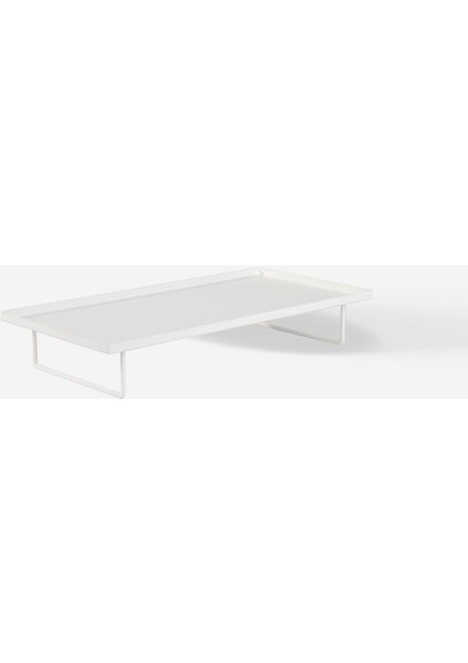 Beyaz Metal Tepsi - Dekoratif Sunum ve Servis Tepsisi - Apresentacao fiyatları