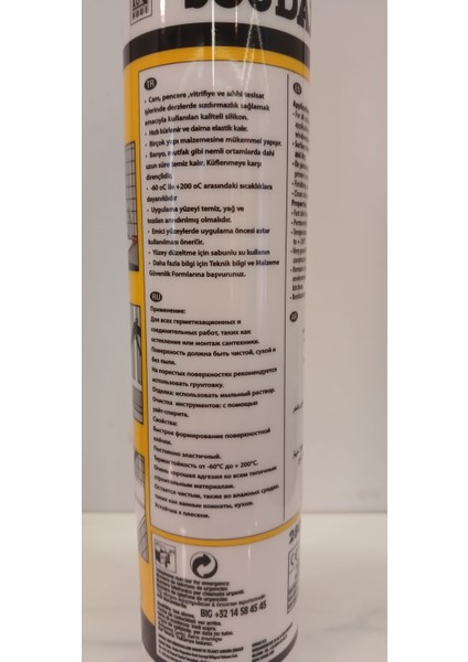 Şeffaf Silikon 280 gr 2 ADET