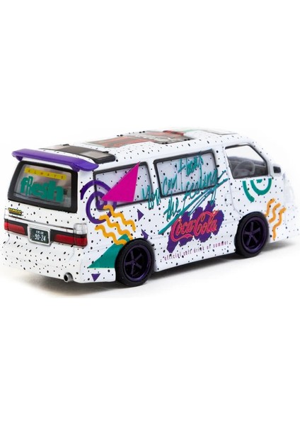 1/64 Toyota Hiace Wagon Custom Coca-Cola Delivery Van - HOBBY64