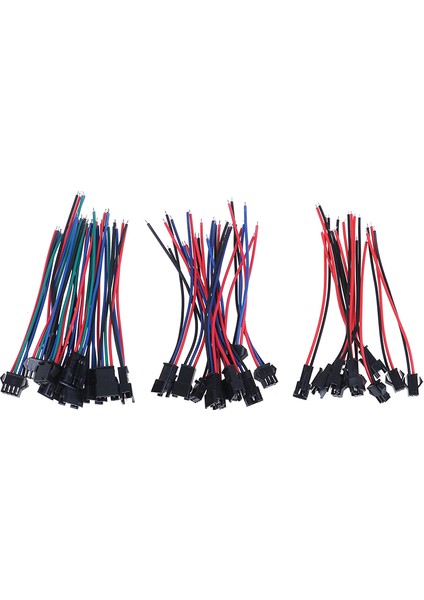 5pairs Sm 2pin 3pin 4pin Erkek ve Dişi LED Şerit Tel Konnektörü 20CM (Yurt Dışından) fırsatları