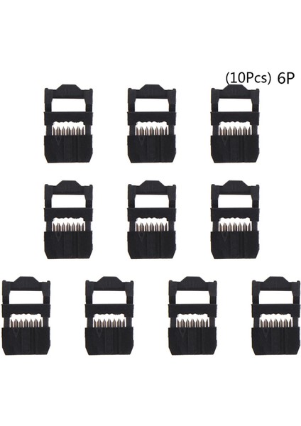 10 Adet 6/8/10/12/14-50PIN Idc Soket Fiş Şerit Kablo Konektörü 2.54MM Pitch (Yurt Dışından)