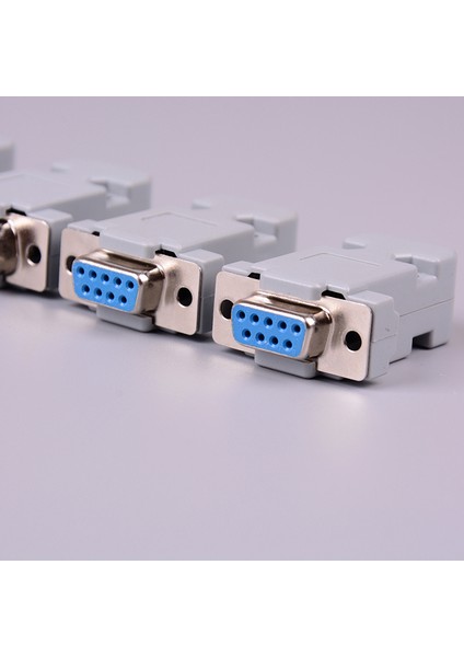 Takım RS232 Db9 Dişi Soket Fiş Konnektörü 9 Pin Bakır RS232 Adaptörü Kasa ile (Yurt Dışından)