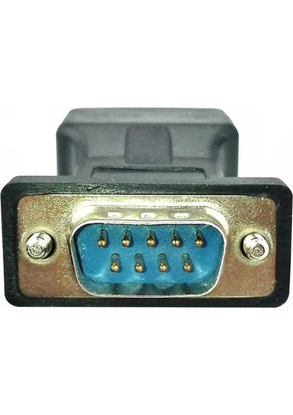 Namuny 4 Paket VGA Genişletici Erkek RJ45 Cat5 Cat6 20 M Ağ Kablosu Adaptörü Com Bağlantı Noktası Lan Ethernet Bağlantı Noktası Dönüştürücü (Yurt Dışından)
