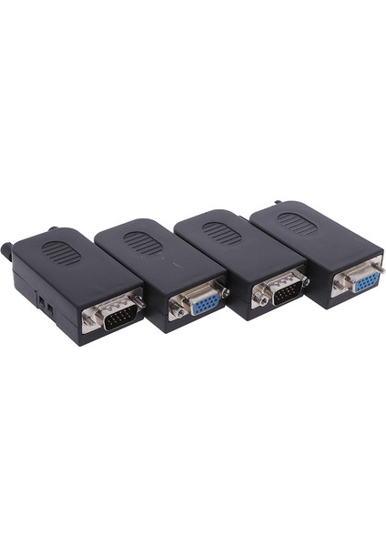 D-Sub DB15 VGA Erkek 3 Sıralı 15 Pin Fişli Koparma Terminalleri Konektörü (Yurt Dışından)