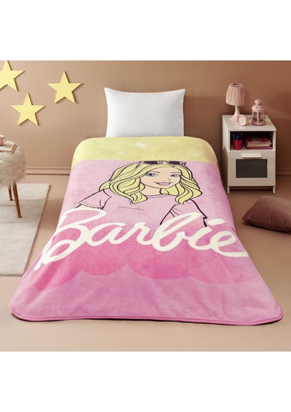 Yeni Sezon Lisanslı Barbie Malibu Battaniye