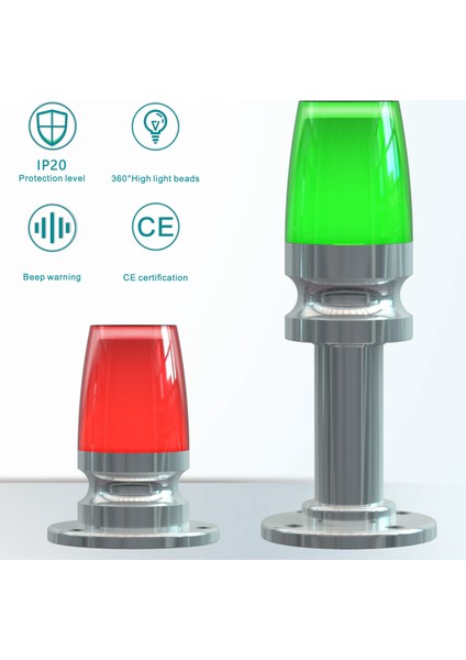 D035-1B-P 24V Dc 3 Renk Buzzer Ikaz Lambası