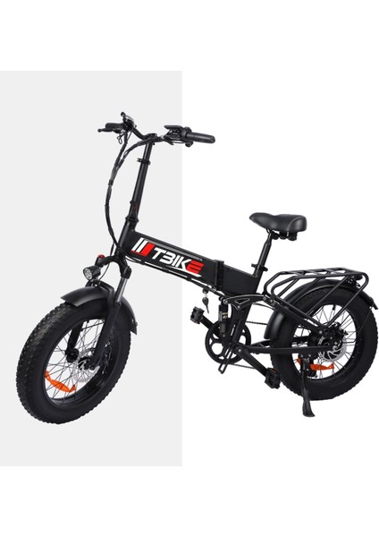 T-Bike X5 250W Elektrikli Bisiklet Siyah-Gri-Turuncu