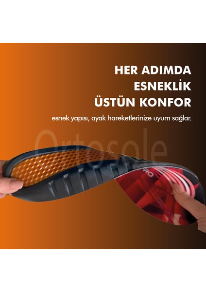 OS201 | Yumuşak Jel Destekli, Anti Yorgunluk, Konfor, İş Ayakkabıları ve Botlar için İç Tabanlık