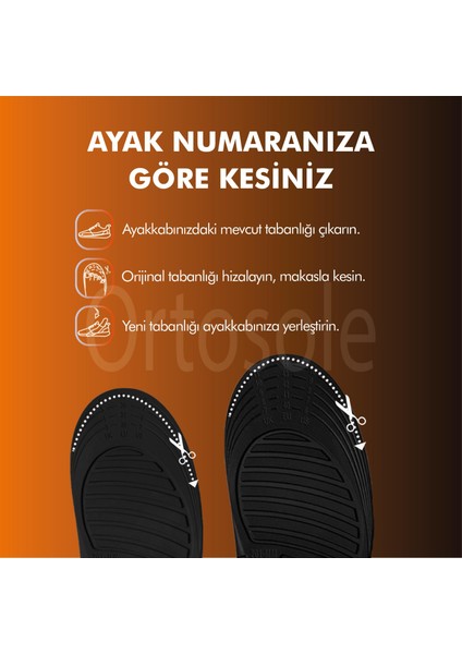 OS201 | Yumuşak Jel Destekli, Anti Yorgunluk, Konfor, İş Ayakkabıları ve Botlar için İç Tabanlık