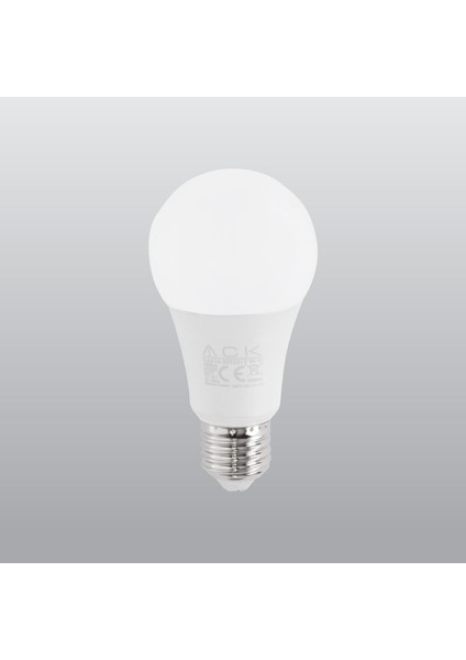 9W LED Ampul E27 A60 Beyaz 6500K(100ADET)