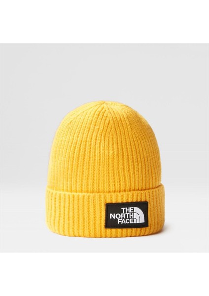 TNF Logo Box Cuffed Sarı Bere fırsatları