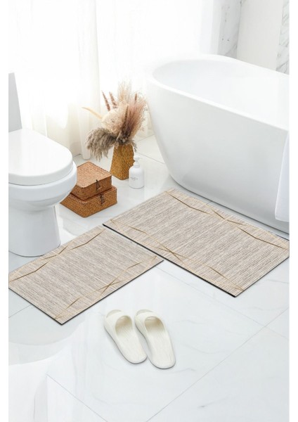 Kaymaz Dot Taban Yikanabilir Banyo Paspası(21)