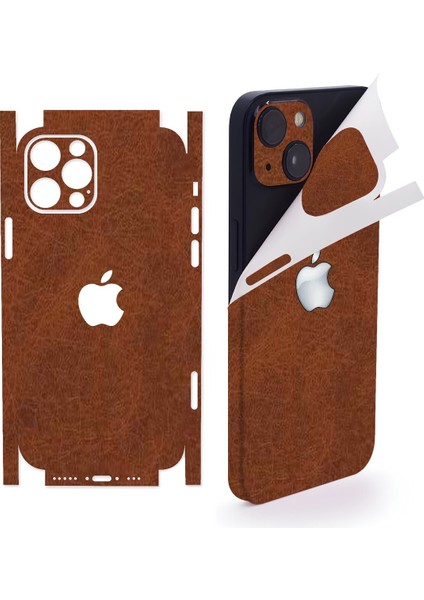Apple iPhone 16 360 Full Arka Kaplama Koruma Sticker Kılıfsız Kullanım Için Taba Deri