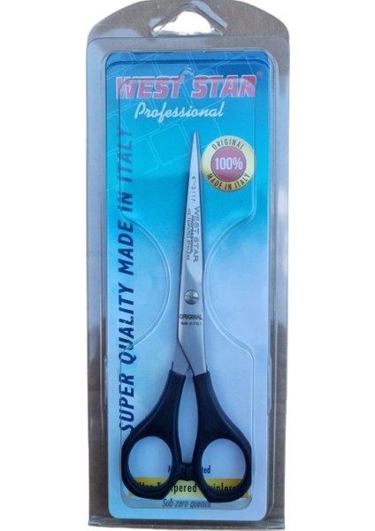 İtalyan 6 inç Plastik Saplı Berber Makası