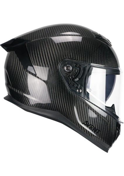 361C Avent Pro Full Carbon Kapalı Kask Parlak Karbon - Xl
